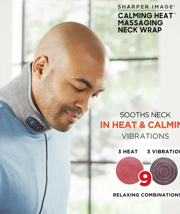 Calm Heat Massaging Neck Wrap