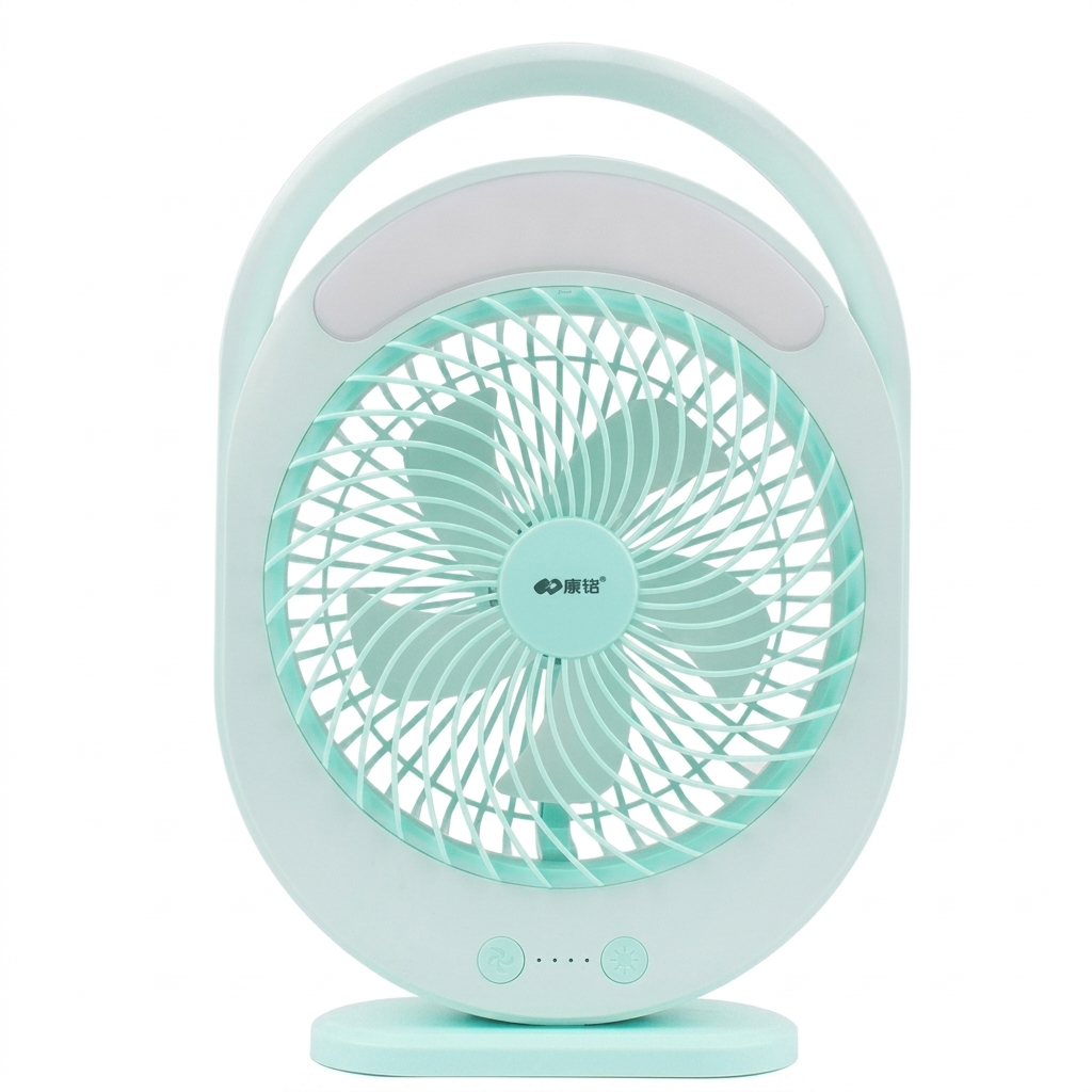 Rechargeable Fan with LED Light - Image 3