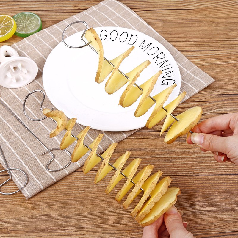 Potato Manuel Cutter Slicer Reusable Potato Kitchen French Tools - Image 7