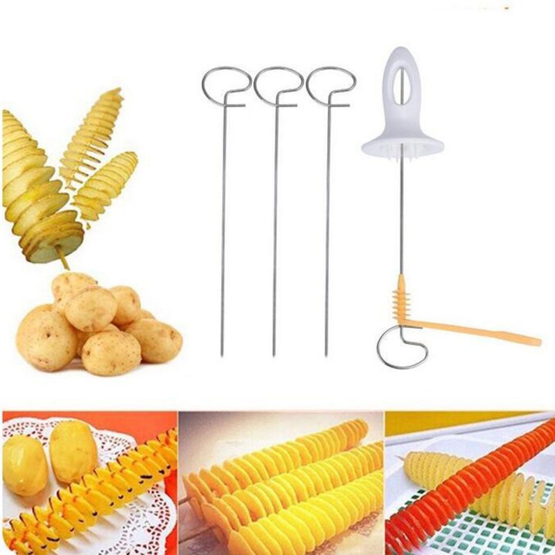 Potato Manuel Cutter Slicer Reusable Potato Kitchen French Tools - Image 4