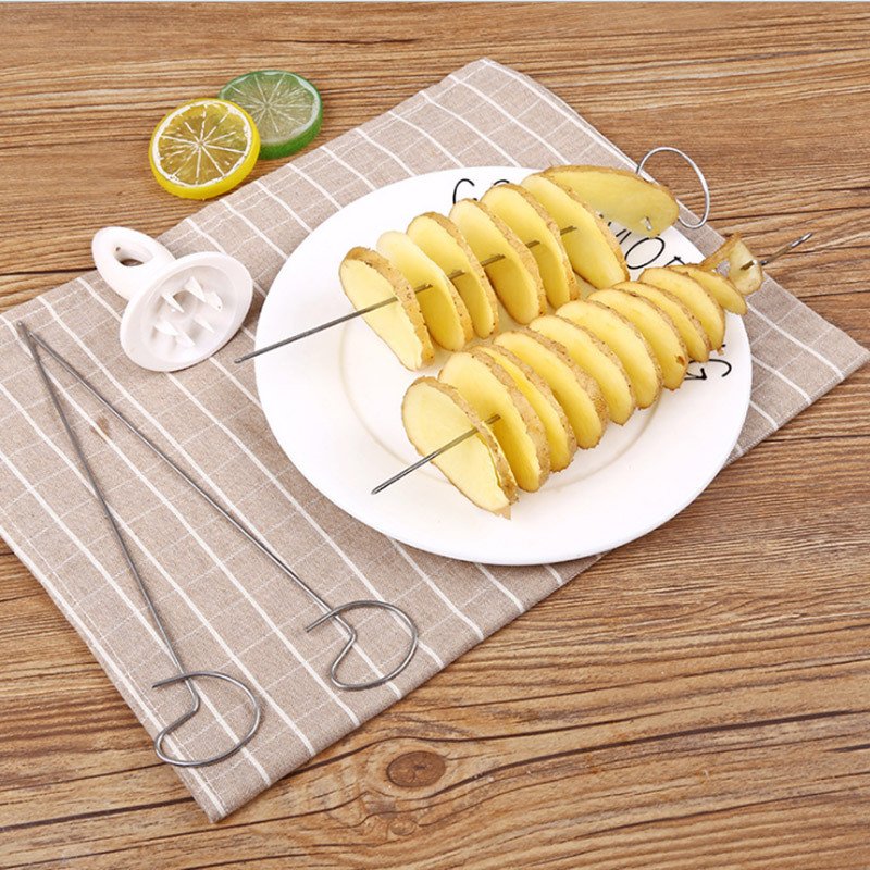 Potato Manuel Cutter Slicer Reusable Potato Kitchen French Tools - Image 6