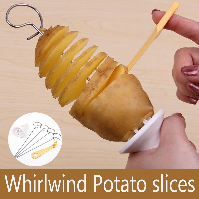 Potato Manuel Cutter Slicer Reusable Potato Kitchen French Tools - Image 2