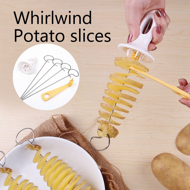 Potato Manuel Cutter Slicer Reusable Potato Kitchen French Tools