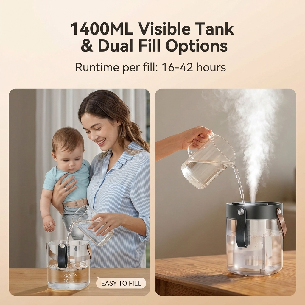 Dual-Spray Portable Humidifier - Image 2