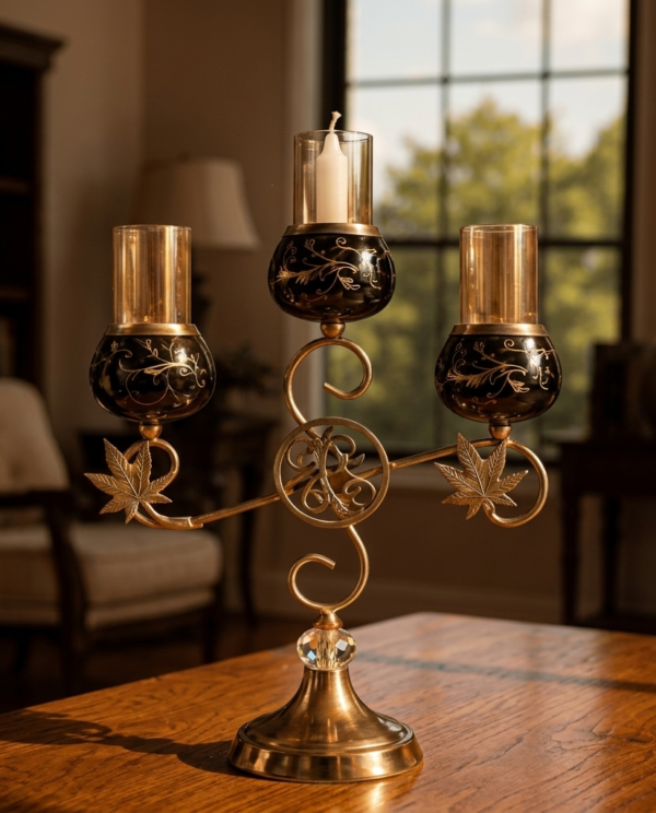 Luxury 3-Head Candle Holder