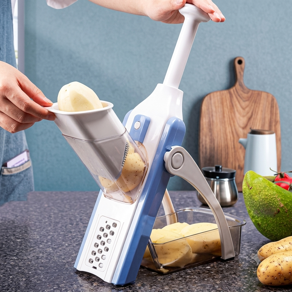 Adjustable Vegetable Slicer & Mandoline Cutter - Image 4