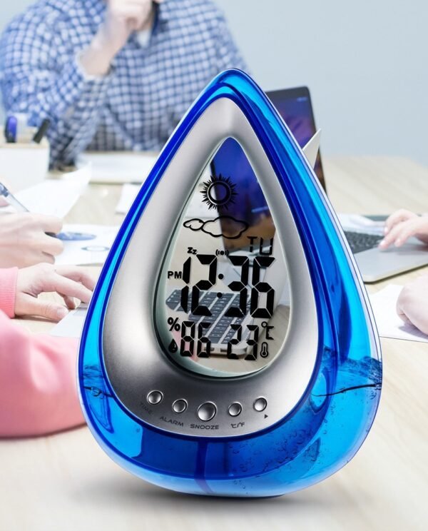 Drop Shaped Digital Alarm Clock