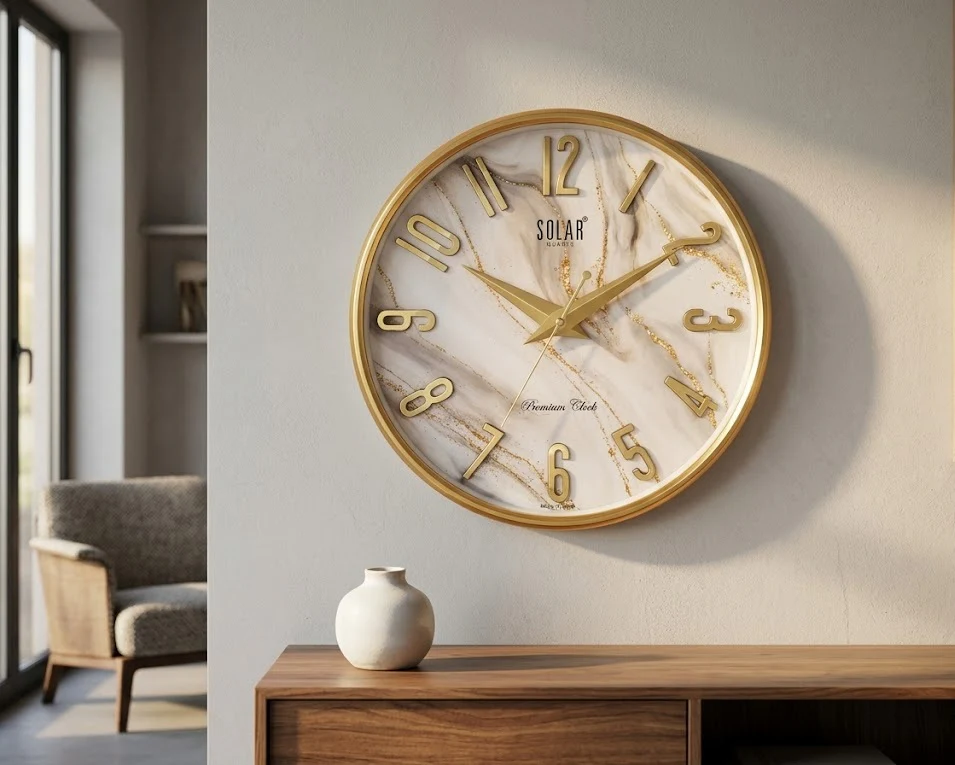 Marble Gold Premium Clock - Image 2