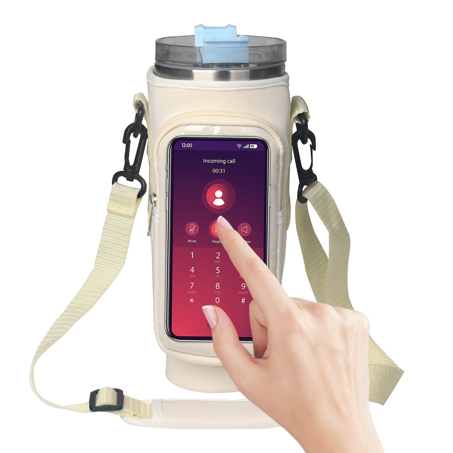 40oz Cup Cover Transparent Touch Screen - Image 2