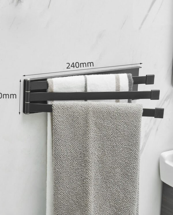 Nordic Bathroom Non-perforated Towel Rack Bathroom
