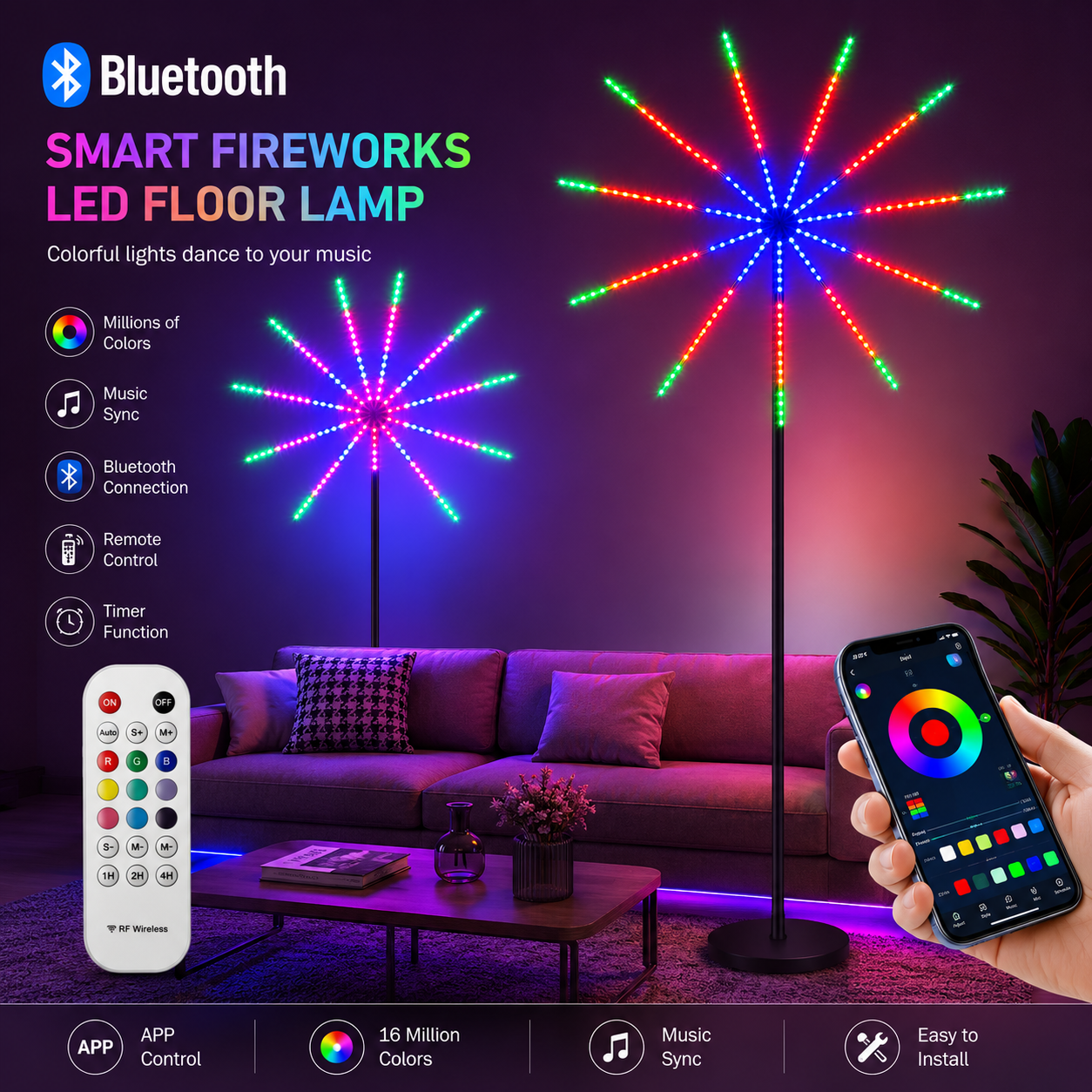 Smart Firework LED Lights