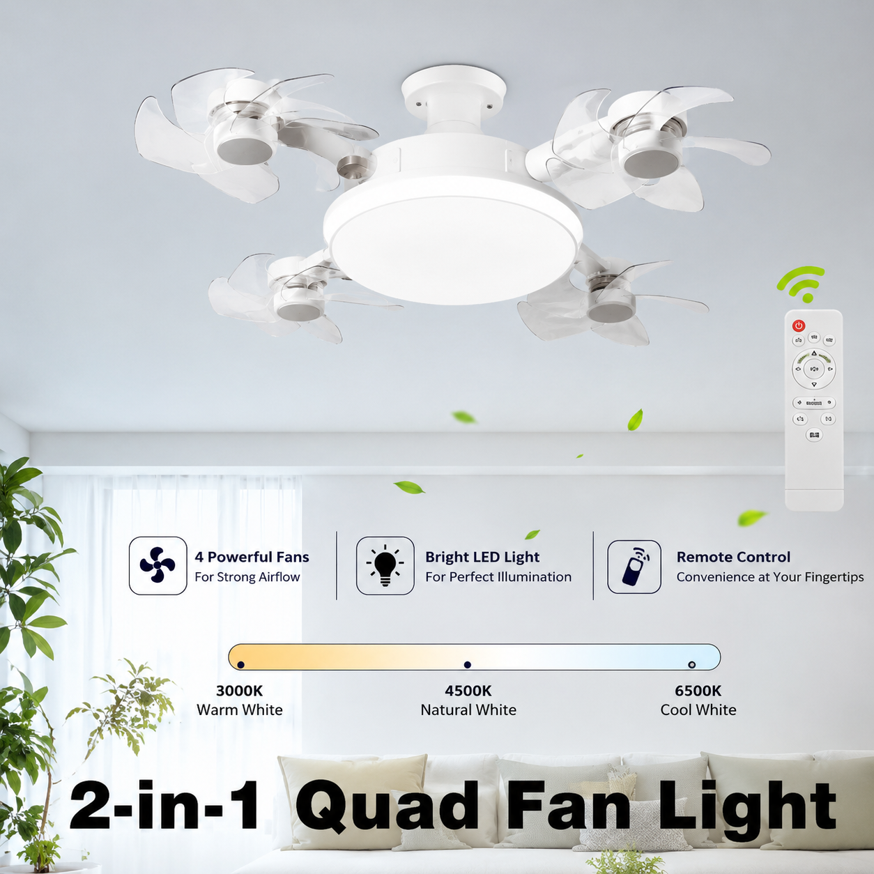 F4- Multifunctional Fan Light - Image 4