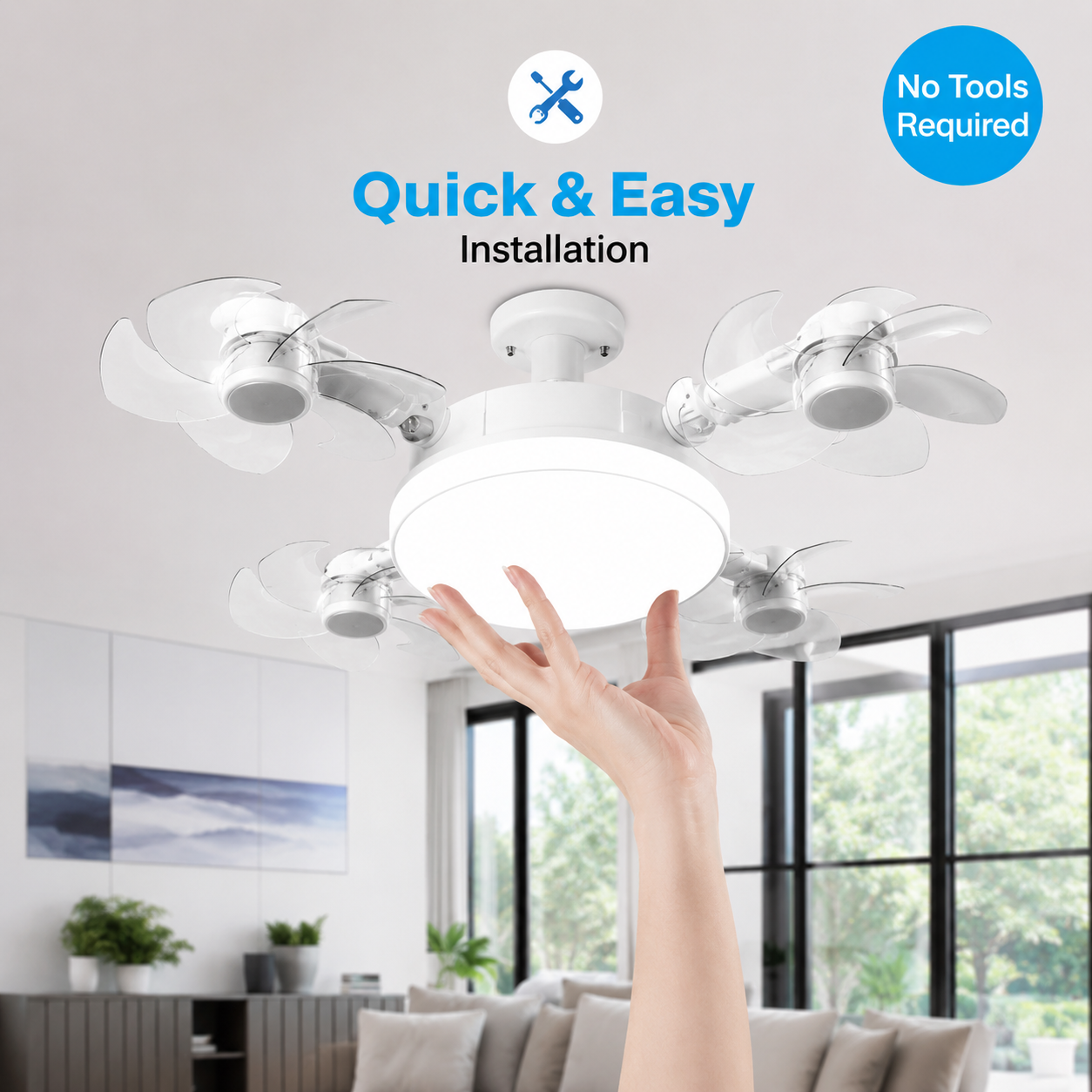 F4- Multifunctional Fan Light - Image 2