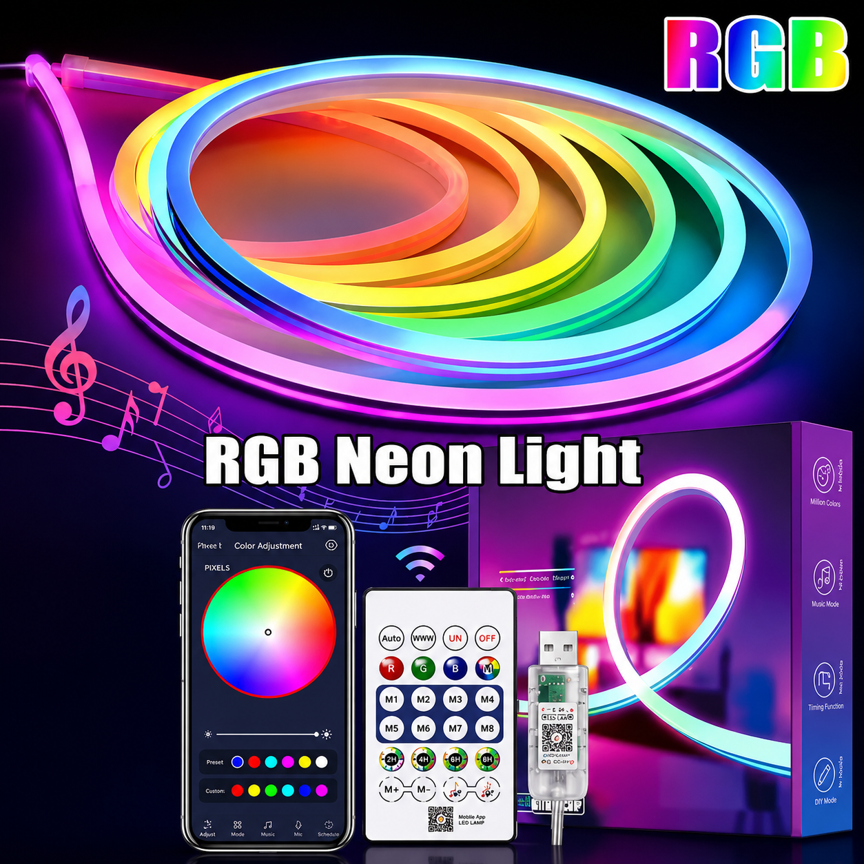 LED Neon Rope Light