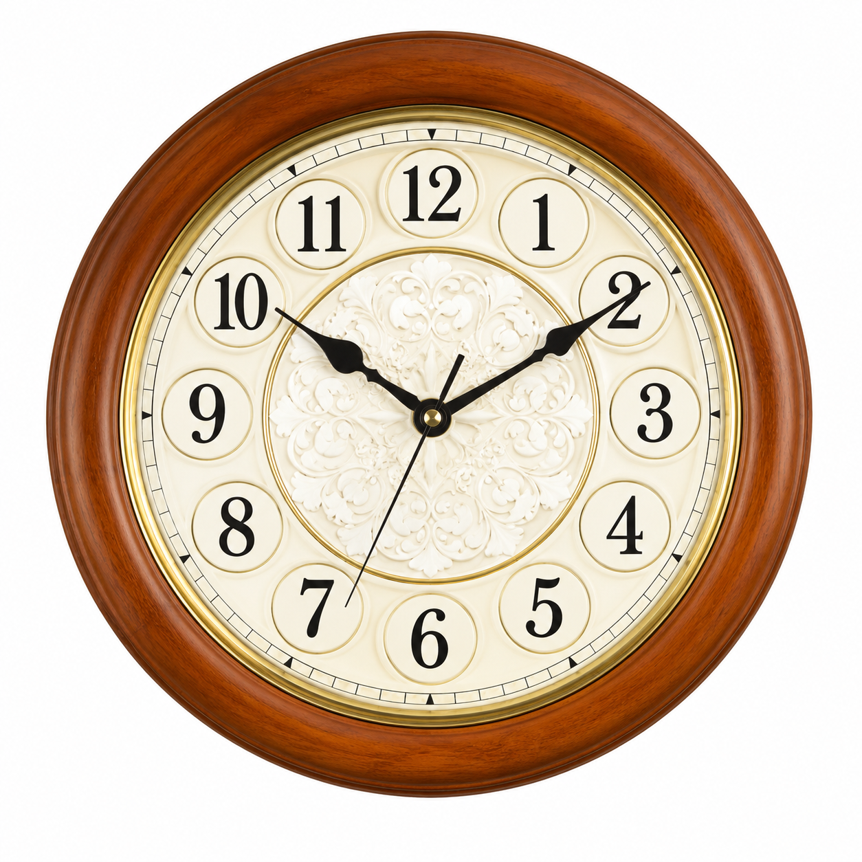 Vintage Floral Classic Clock - Image 3