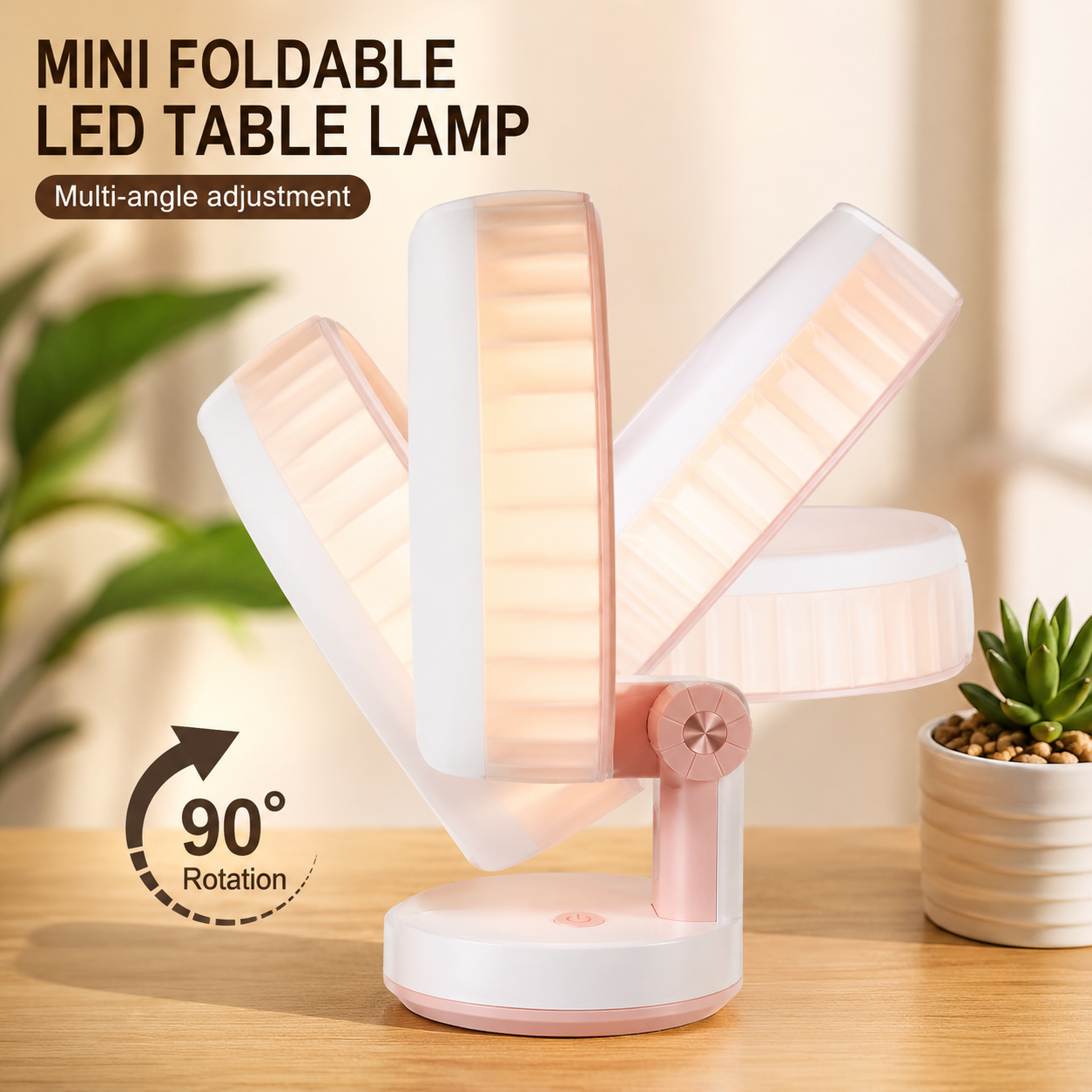 Mirror Folding Fan Light - Image 3