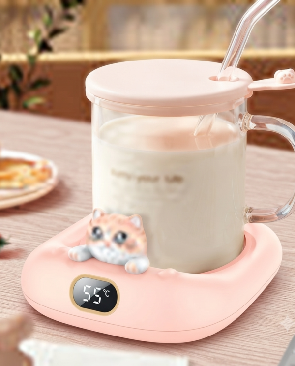 Cute Pet Constant Temperature Cup Warming Holder
