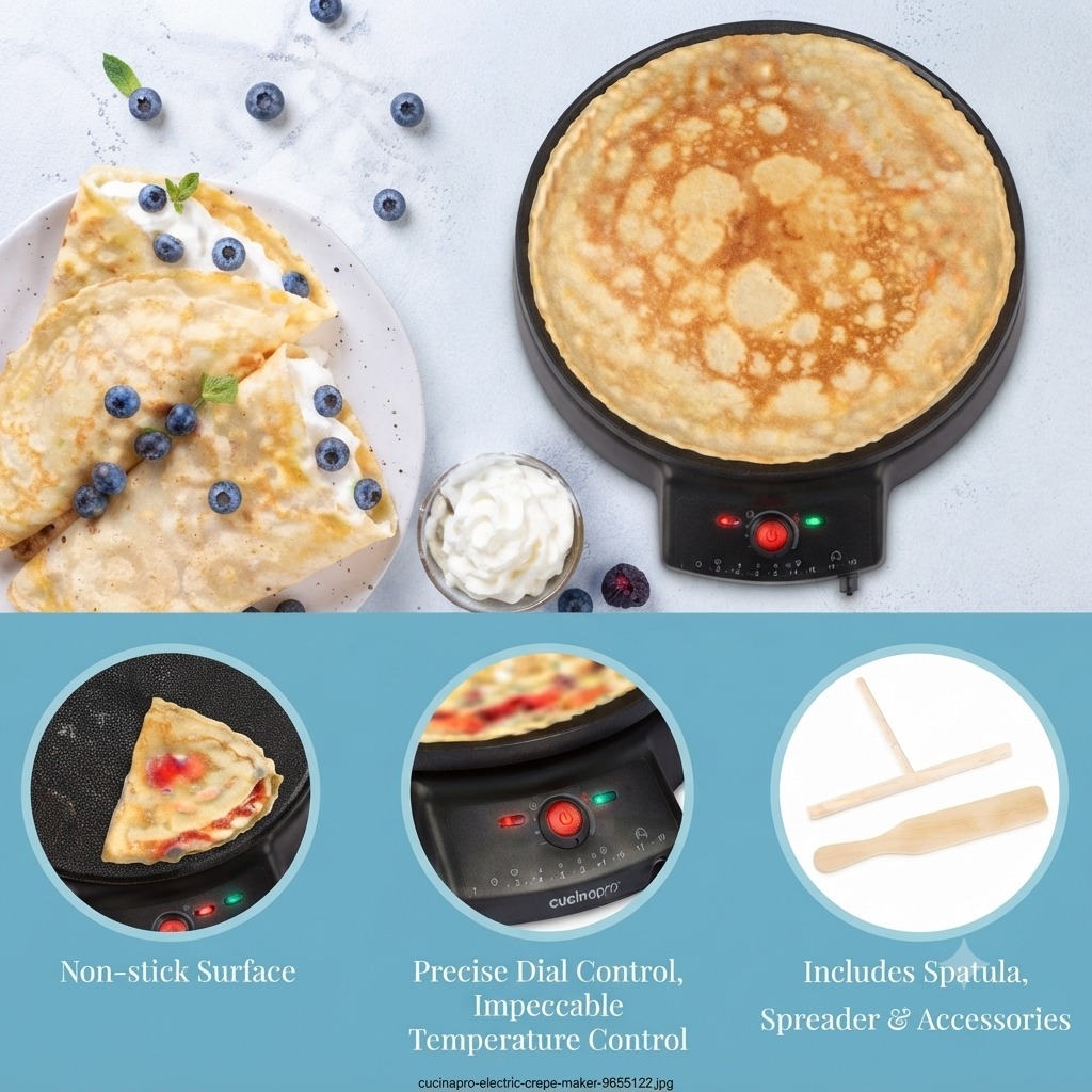 CucinaPro - Electric Crepe Maker - Image 2