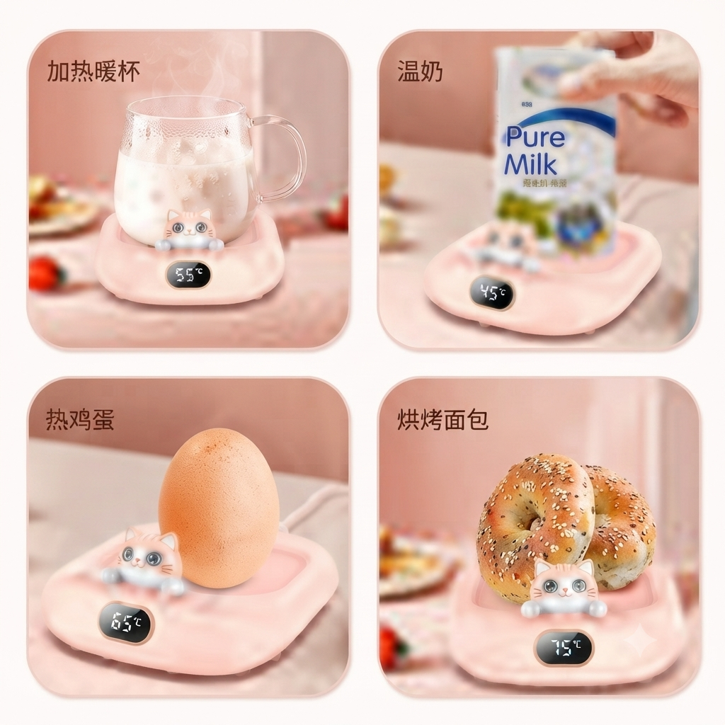 Cute Pet Constant Temperature Cup Warming Holder - Image 4