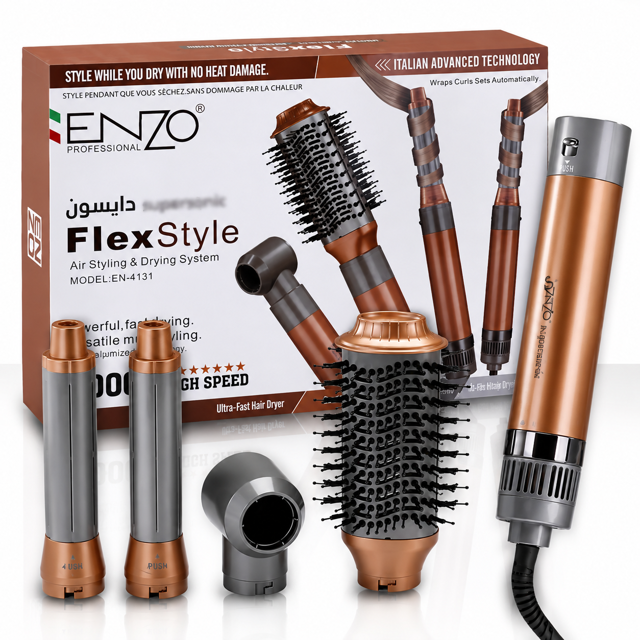 ENZO - Professional Flex Style Air Styler - Image 4