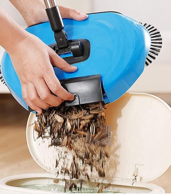 Floor sweeper with Dual rotating brushes